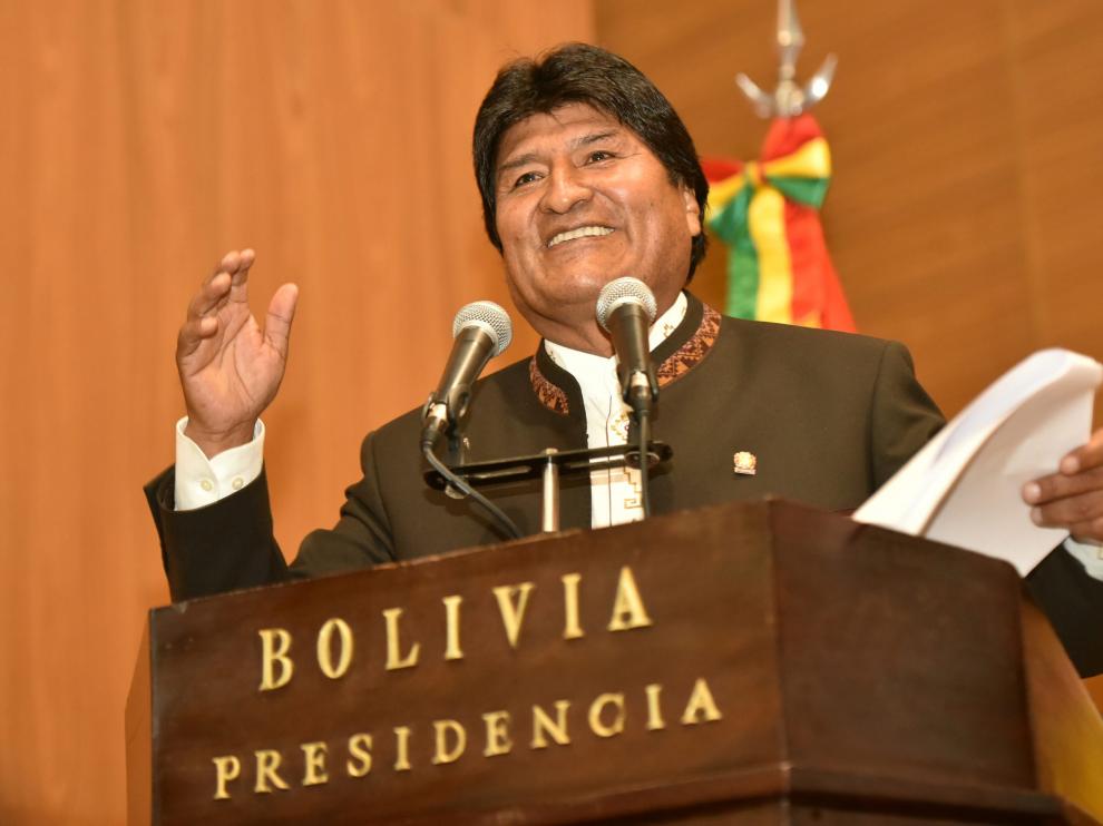 El presidente de Bolivia, Evo Morales.
