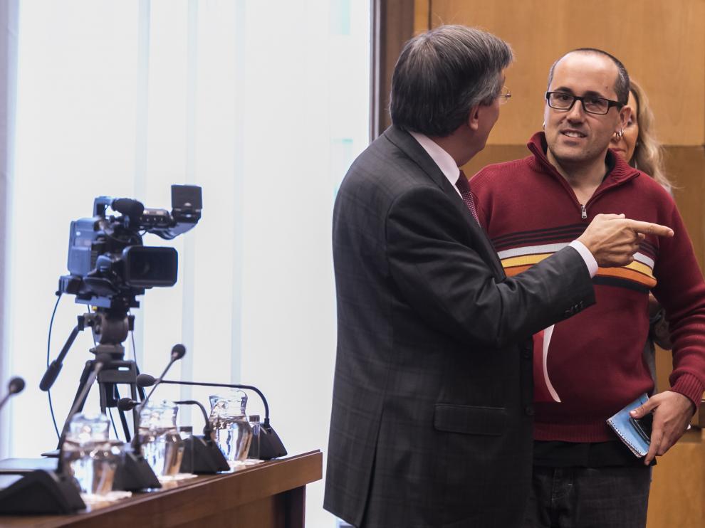 El concejal de Servicios Públicos y Personal, Alberto Cubero, en una recientecomisión del área