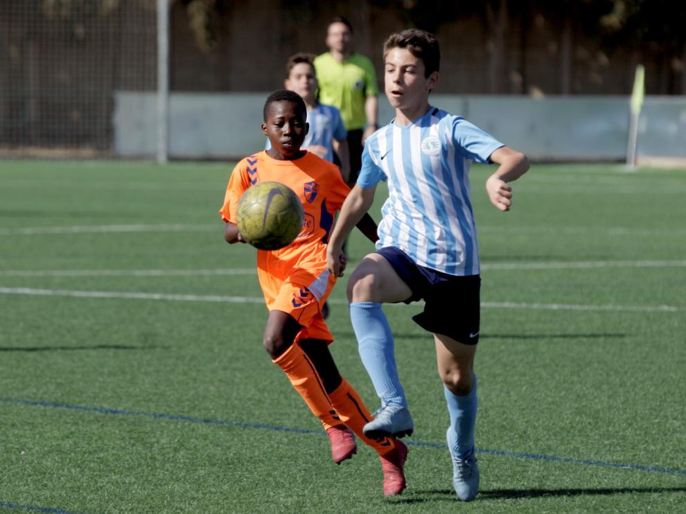 Fútbol. Alevín Preferente- Racing Club Zaragoza vs Ebro.
