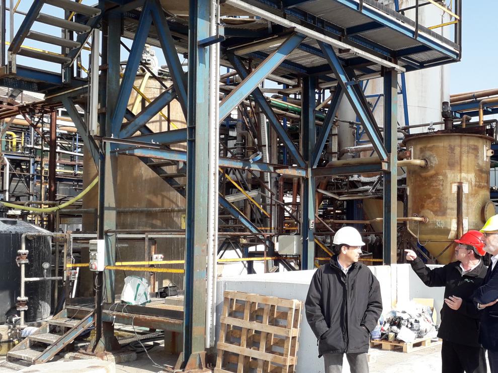Visita a las instalaciones de Química del Cinca