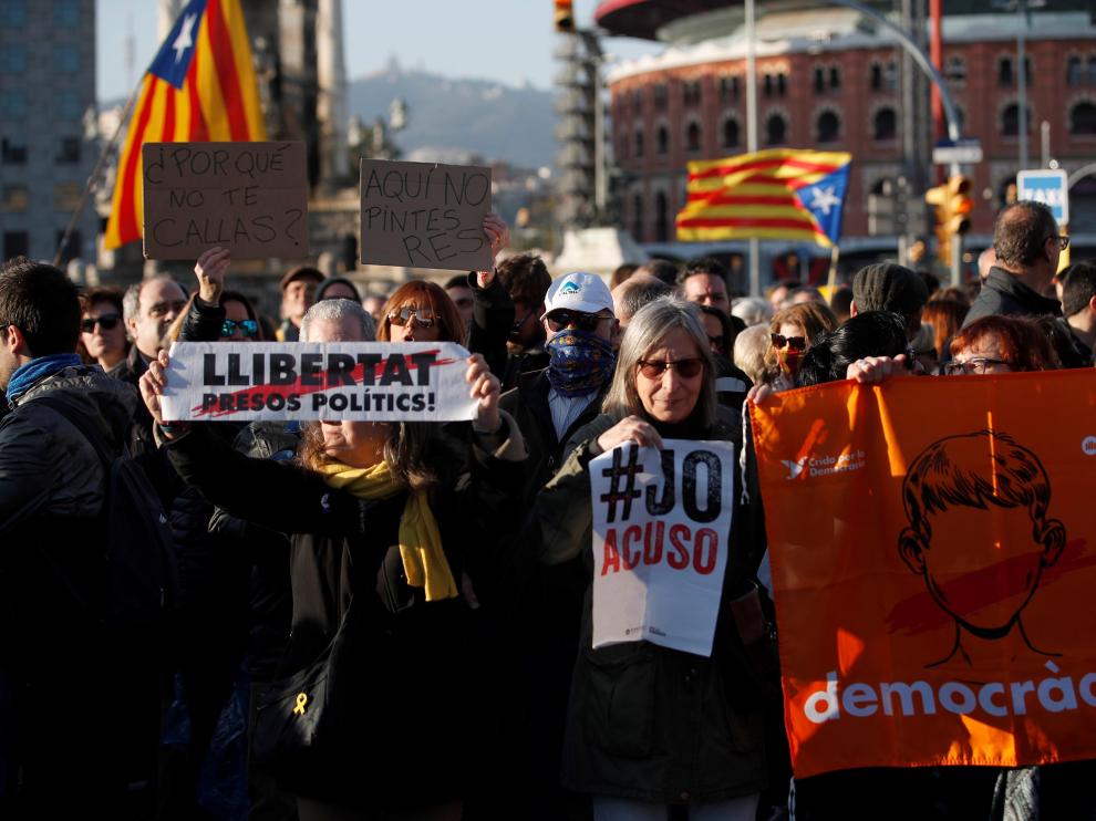Protestas de los CDR por la presencia del Rey en Barcelona