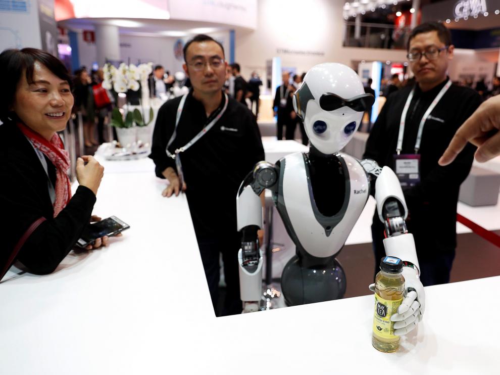 Los robots son siempre protagonistas del MWC