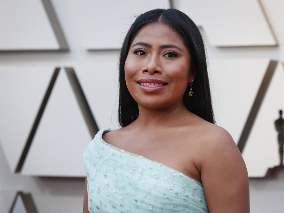 Yalitza, a la llegada a la gala.