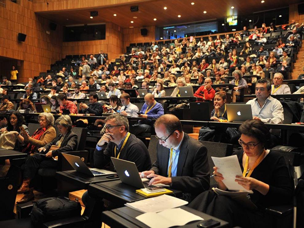 Imagen de la pasada edición del Congreso de Periodismo Digital de Huesca