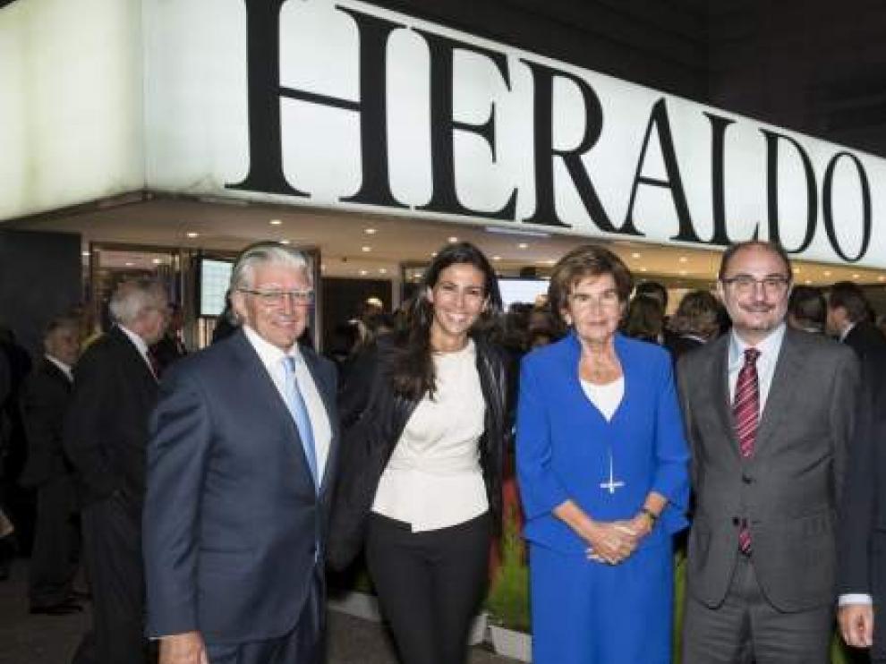 Ana Pastor, cuando recibió el Premio Heraldo de Periodismo.