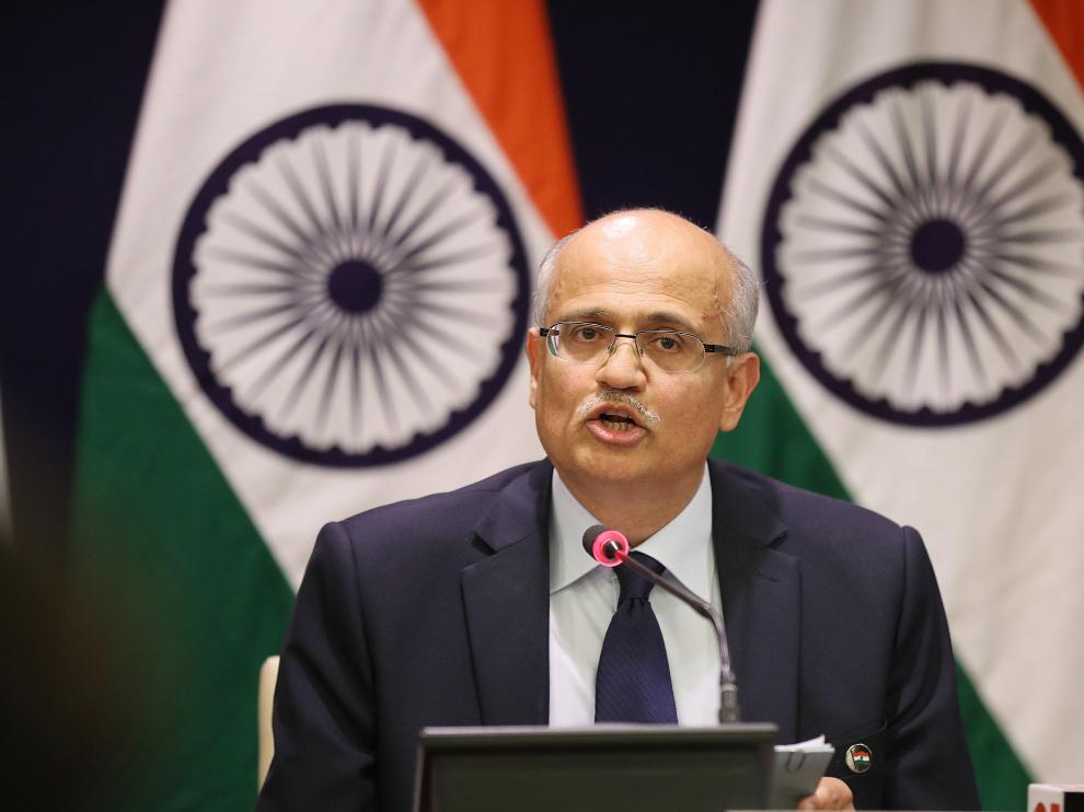 El secretario de exteriores de la India, Vijay Keshav Gokhale.