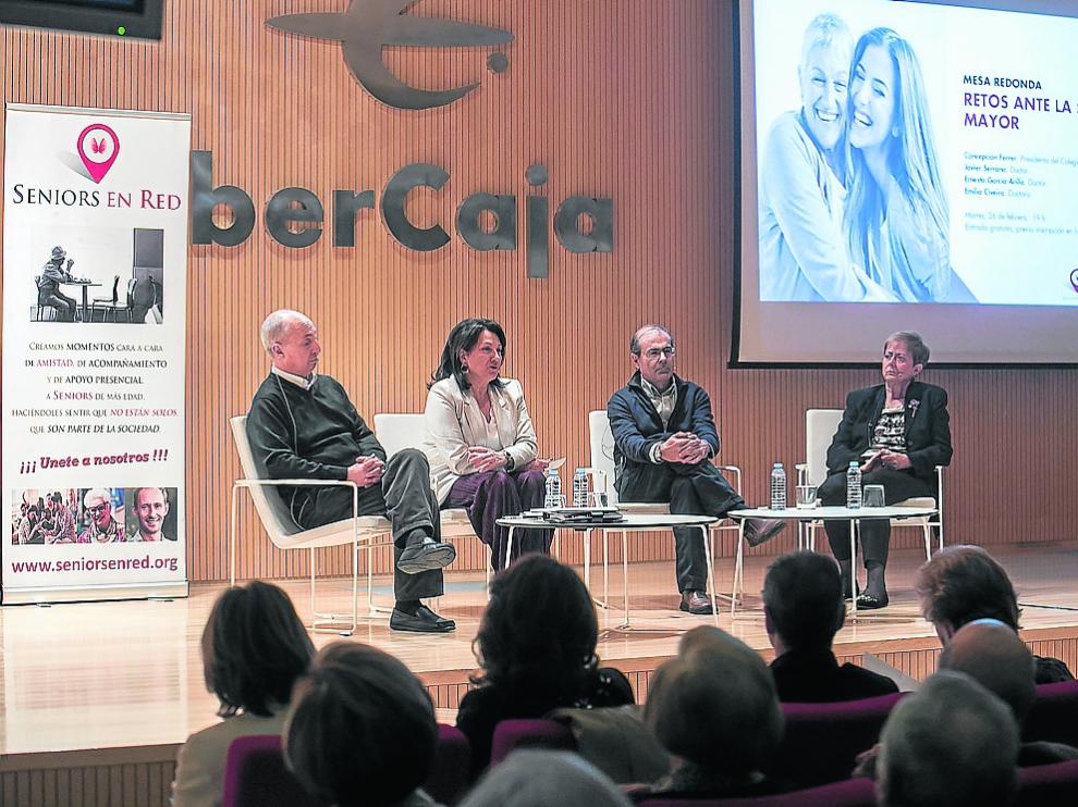 Javier Serrano, Rosa Plantagenet-White, Ernesto García-Arilla y Emilia Civeira.
