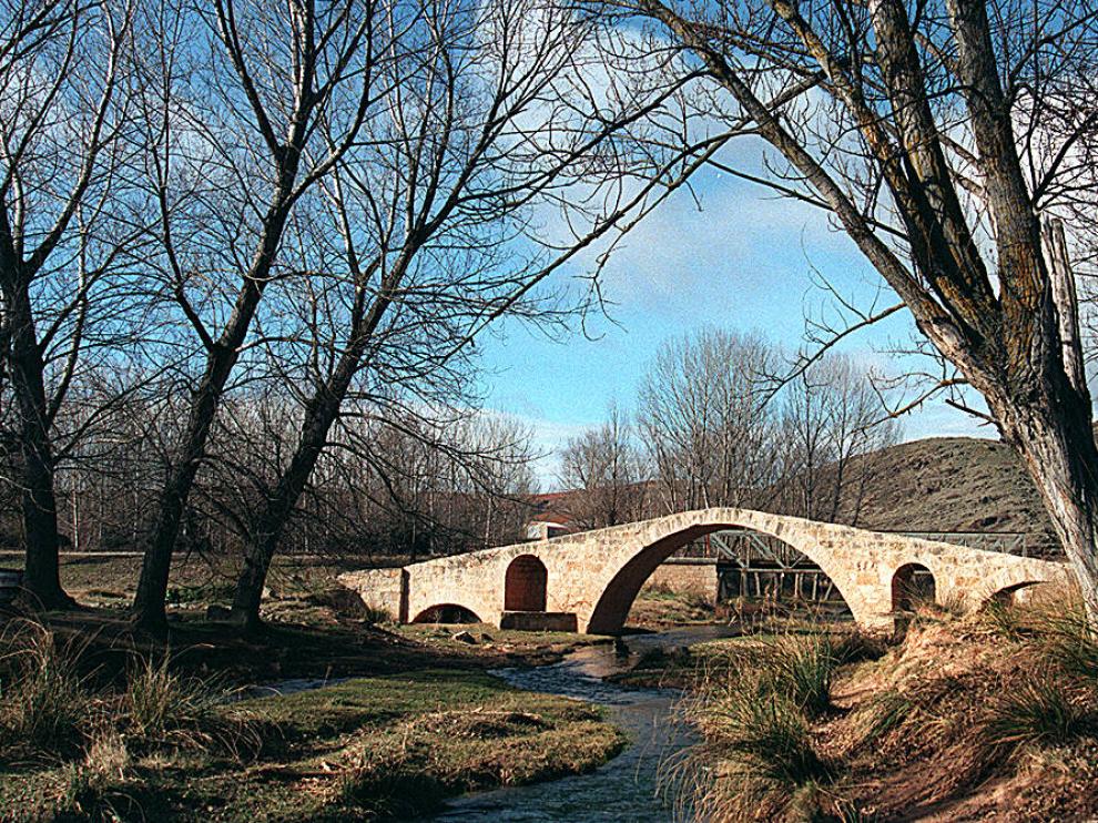 Puente romano de Luco de Jiloca, en Teruel.