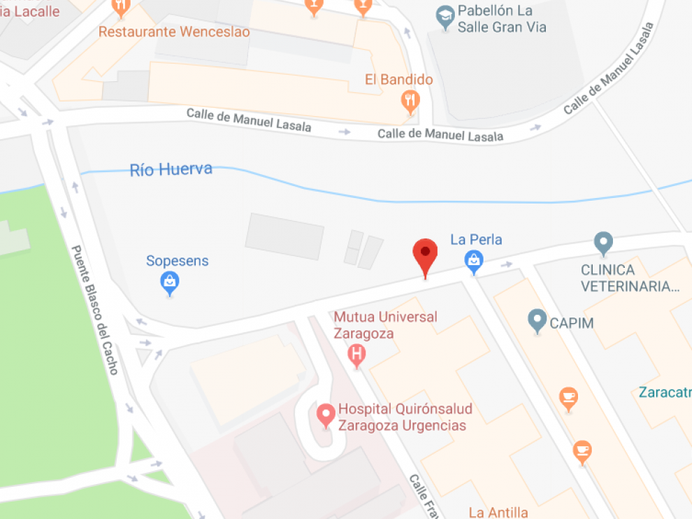 El suceso ocurrió en la calle Marina Española