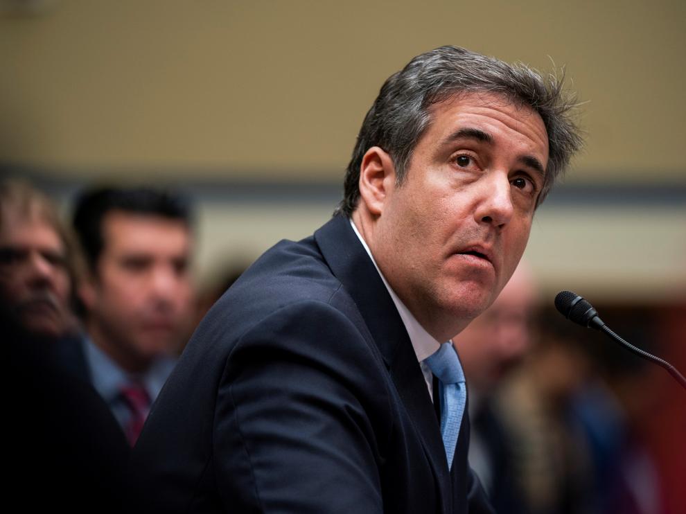 Michael Cohen, exabogado de Trump, durante su comparecencia este miércoles en el Congreso.