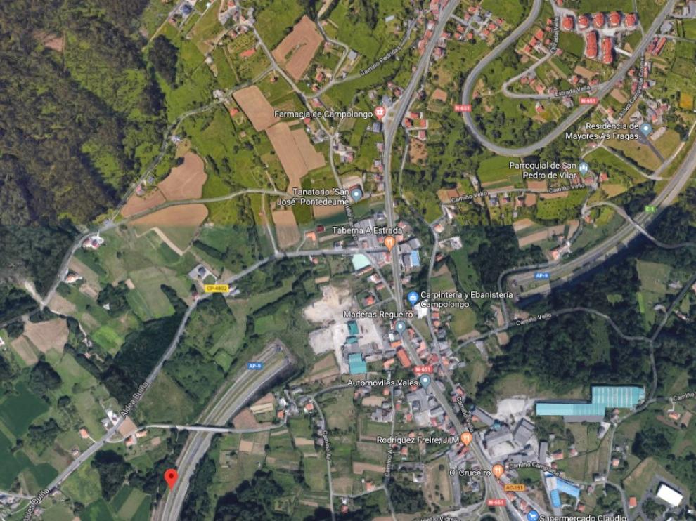 El suceso ocurrió en el kilómetro 15 de la AP 9 de Galicia, cerca de Ferrol.