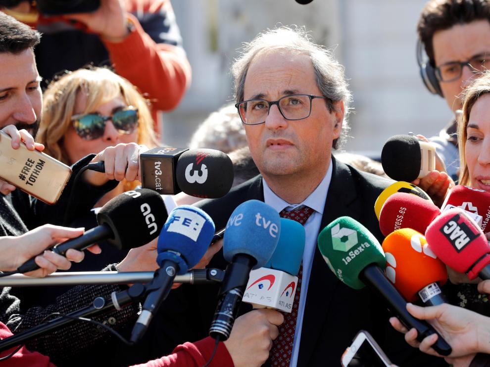 El presidente de la Generalitat, Quim Torra.