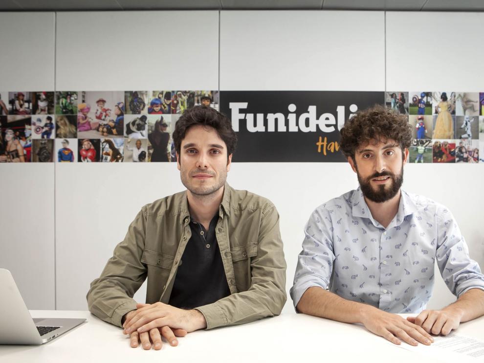 Carlos Larraz y Toño Escartín son los fundadores de Funidelia.