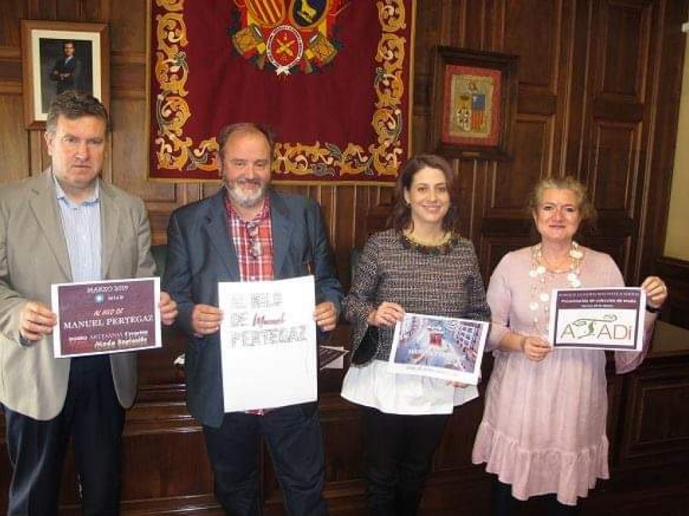 De izquierda a derecha, José Luis Torán, Javier Hernández, Emma Buj y Mari Carmen Muñoz.
