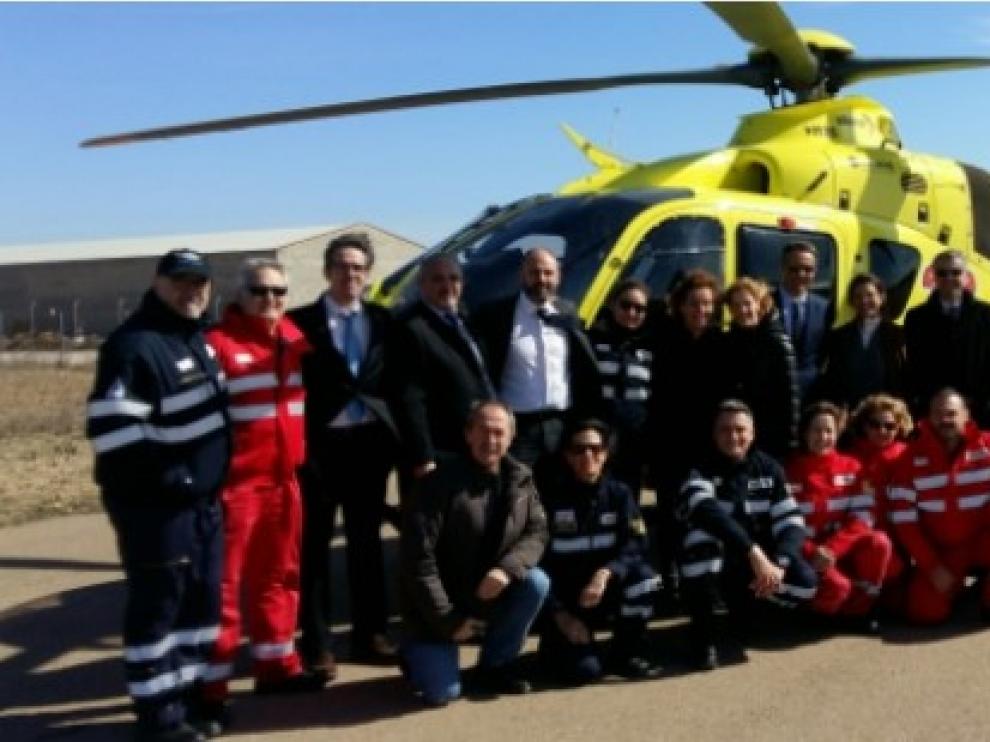Los nuevos helicópteros sanitarios de Aragón