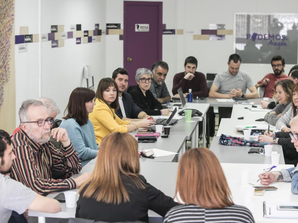 Consejo autonómico de Podemos-Aragón.