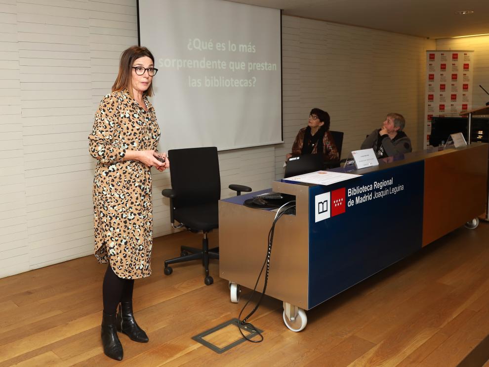 Elena Escar, de la Escuela Politécnica, explicó el contenido del proyecto.