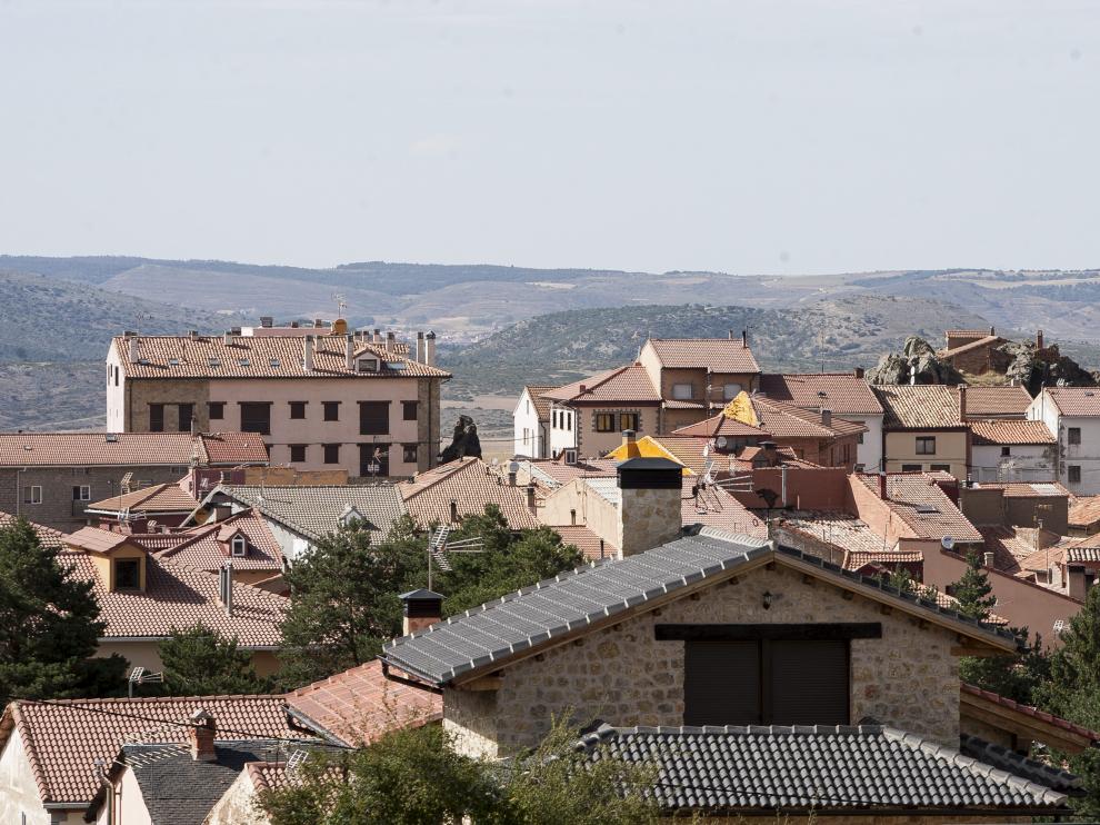 Vista de Bronchales, en la Sierra de Albarracín.