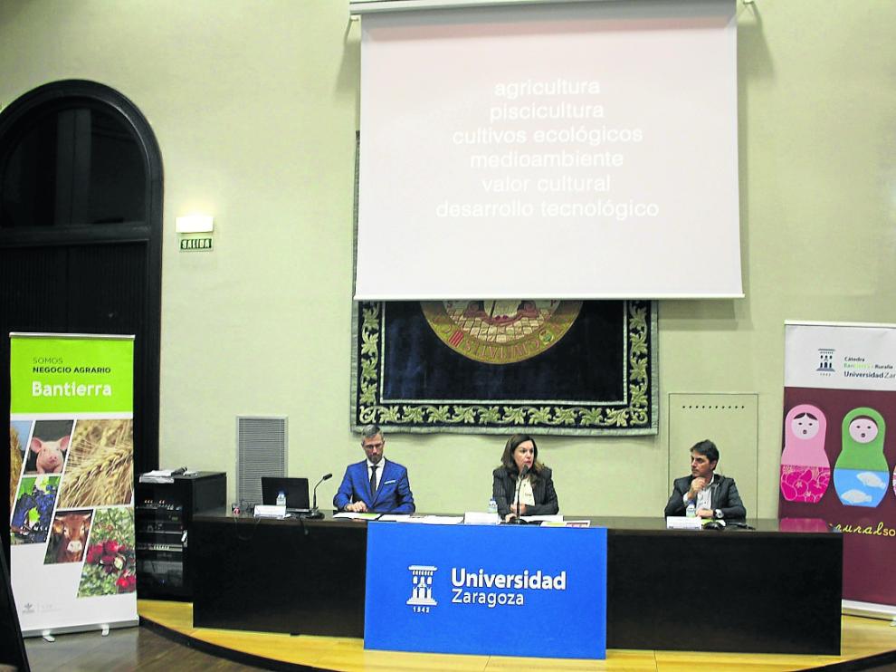 Jornada de la cátedra Bantierra-Ruralia de la Universidad de Zaragoza celebrada esta semana.