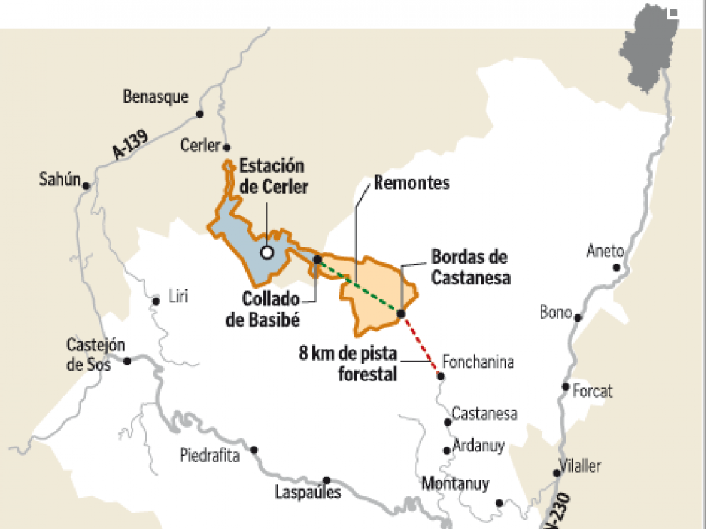 Ampliación de Cerler por el valle de Castanesa