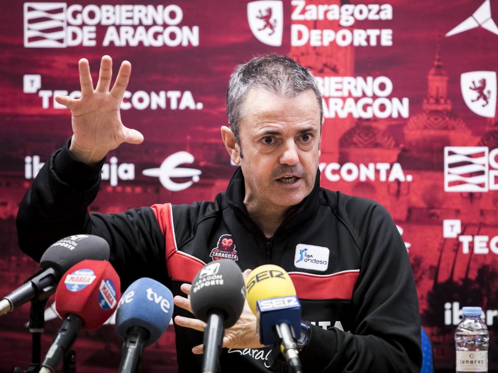 Porfirio Fisac en rueda de prensa.