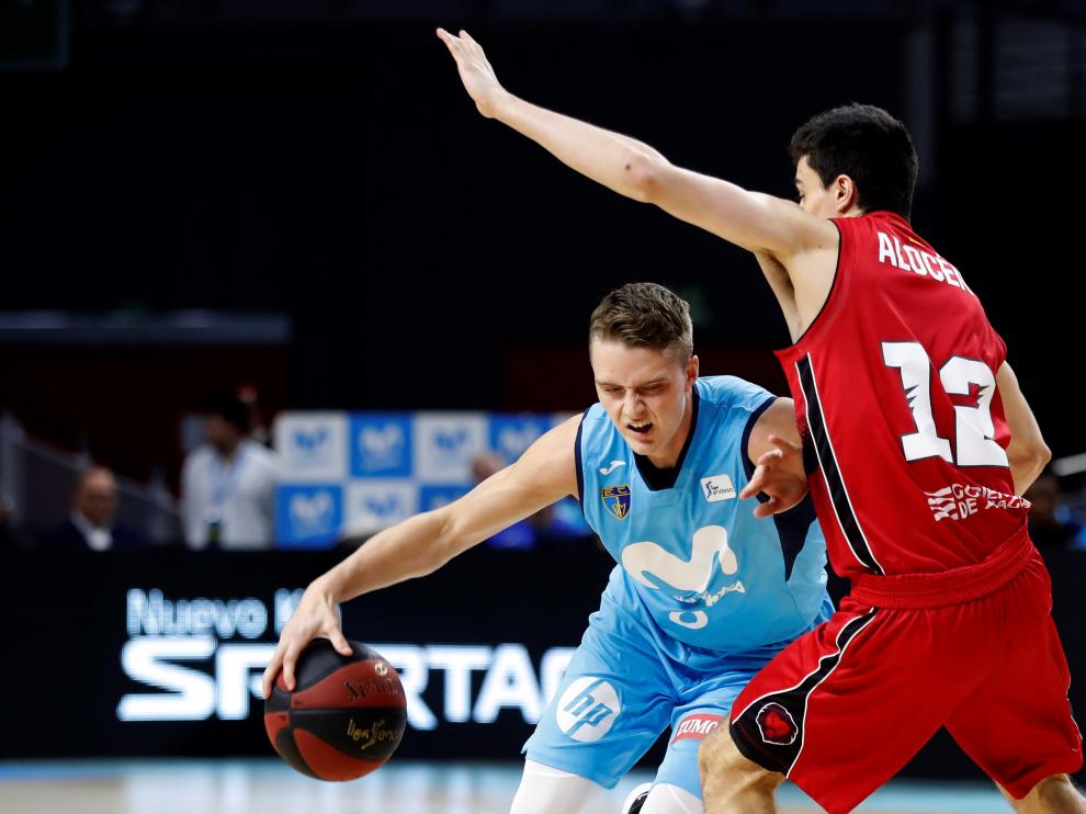 Partido Movistar Estudiantes-Tecnyconta Zaragoza de la segunda vuelta.