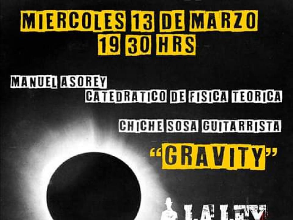 'Gravity', este miércoles a las 19.30 en el bar La Ley Seca.