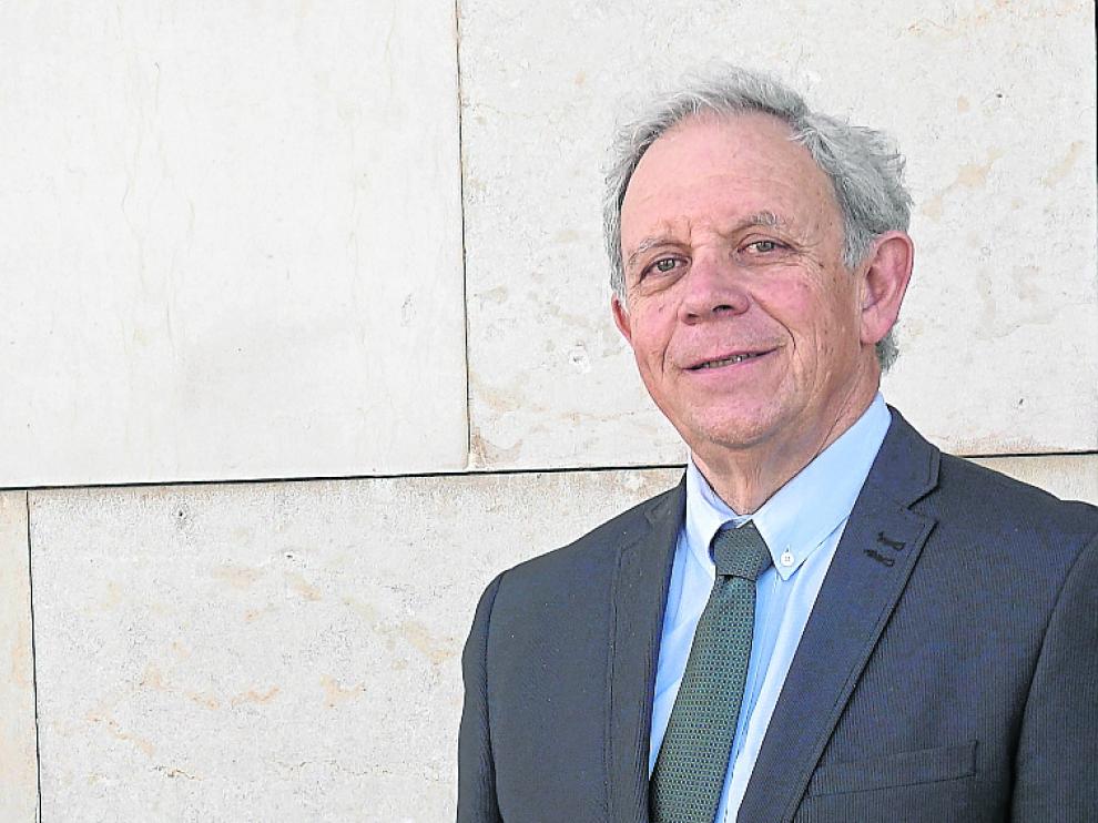 Juan Girona, en Zaragoza, donde participó en la cátedra Agrobank.