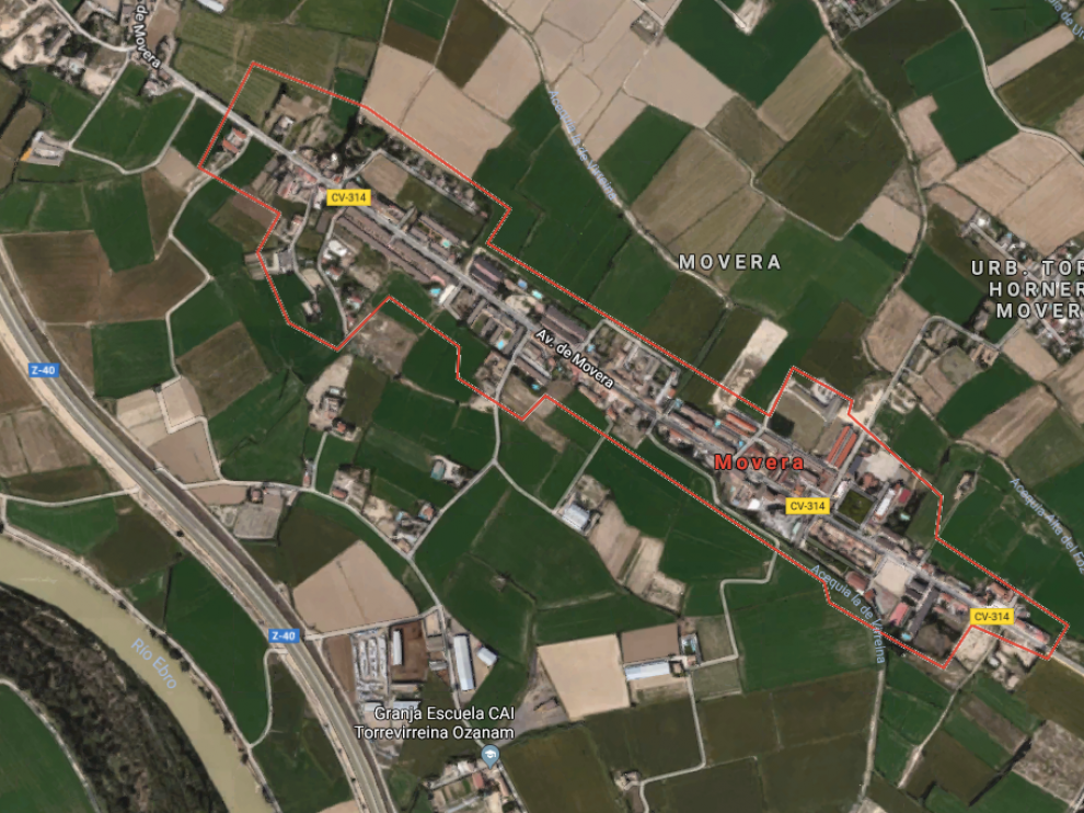 Los hechos ocurrieron en el barrio rural de Movera, en Zaragoza.
