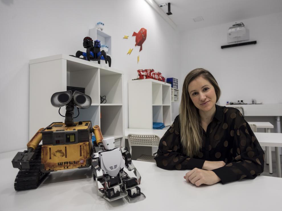 Esther Borao, en su Academia de inventores