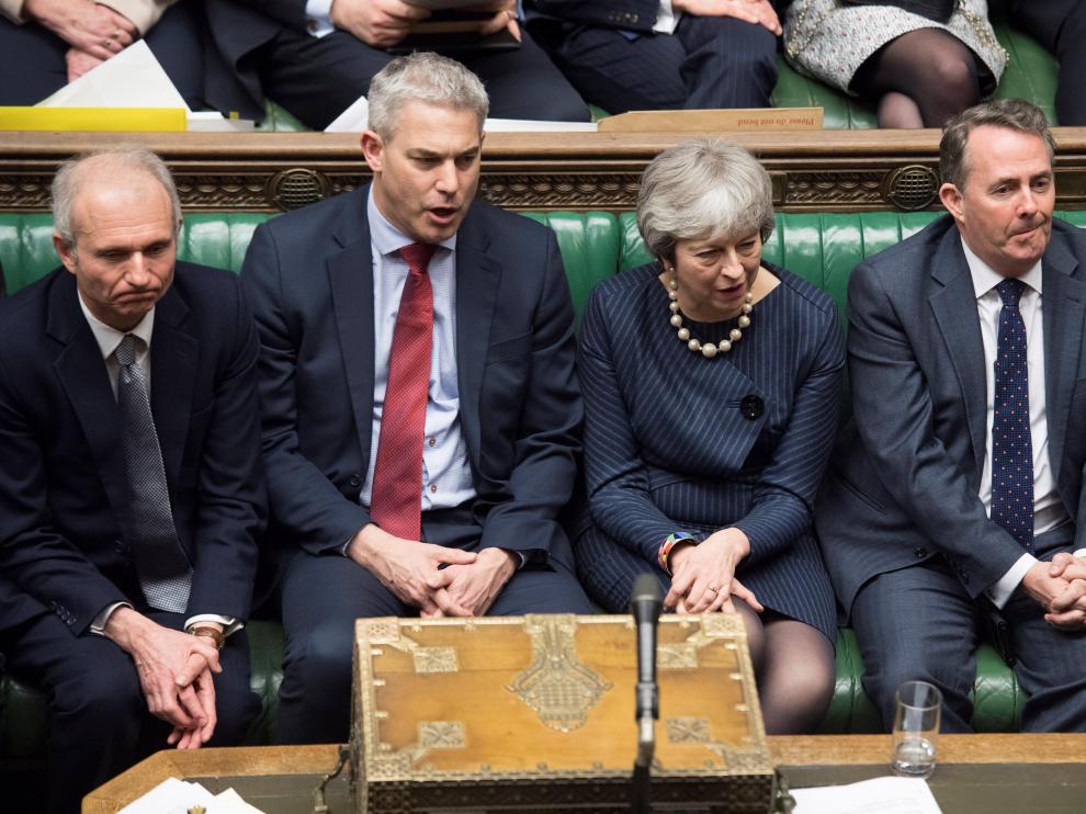 Theresa May en la Cámara de los Comunes