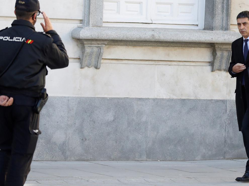 Trapero recuerda sobre la violencia el 20S alguna botella, algún empujón y los coches