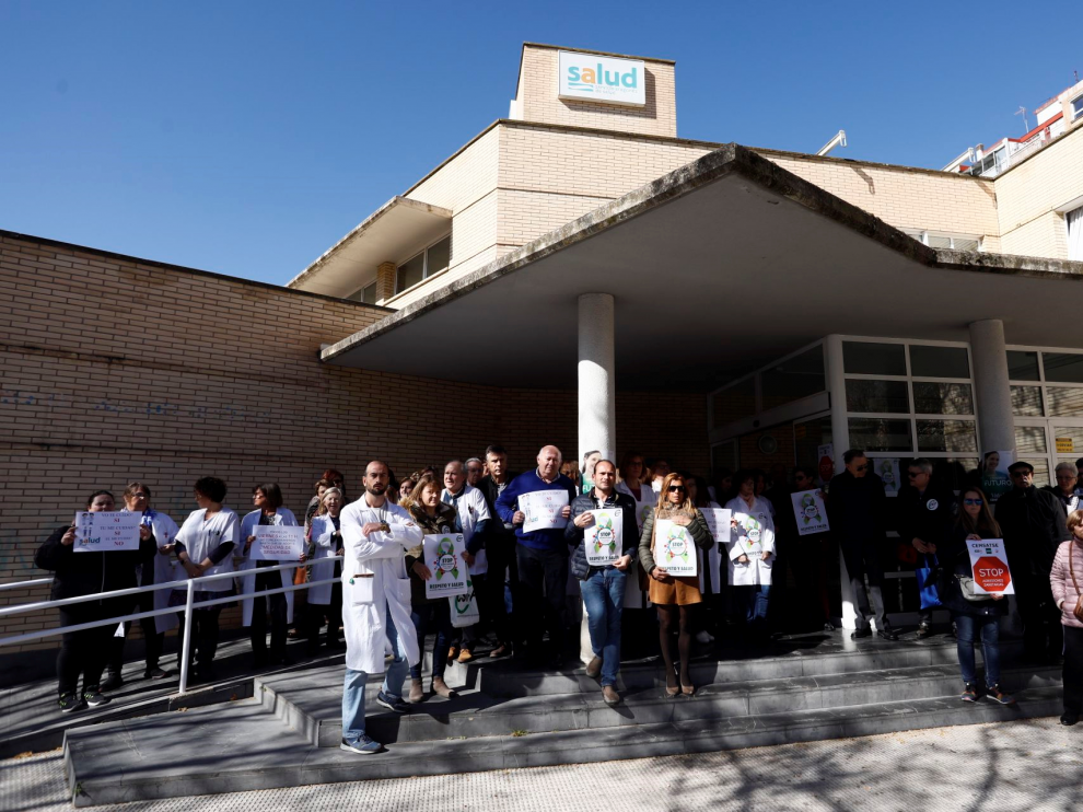 Concentración del personal sanitario en Univérsitas.