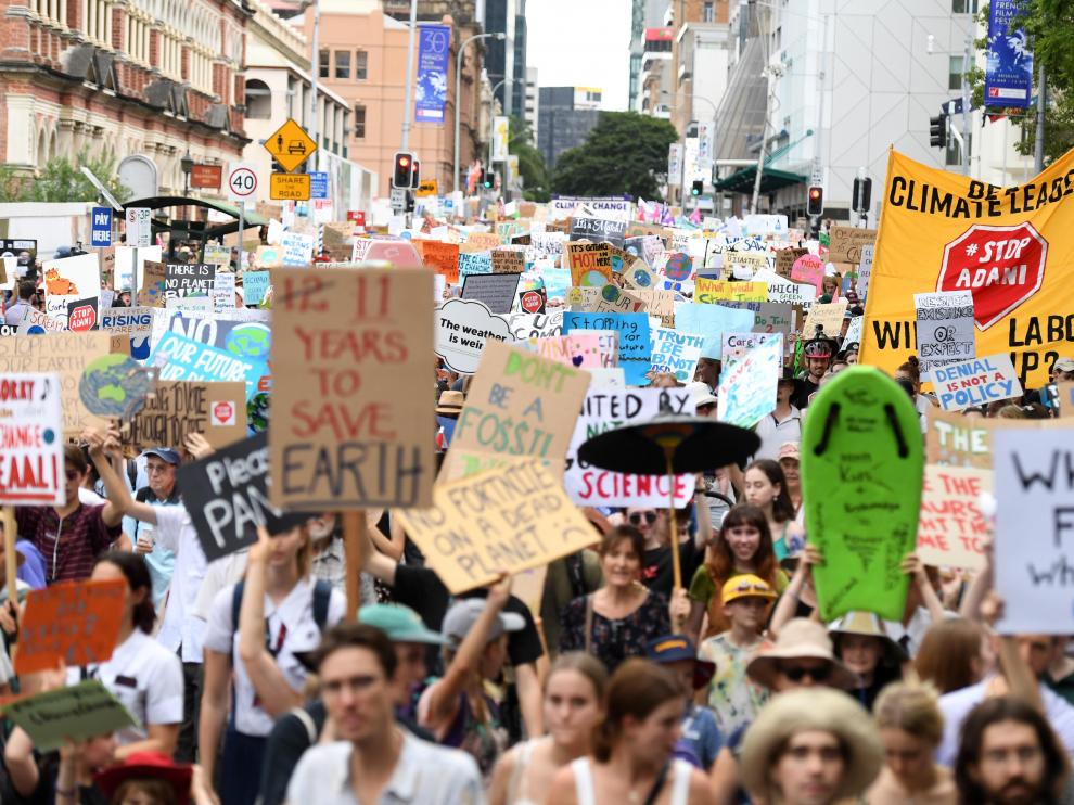 Huelga contra un cambio climático que ya está aquí