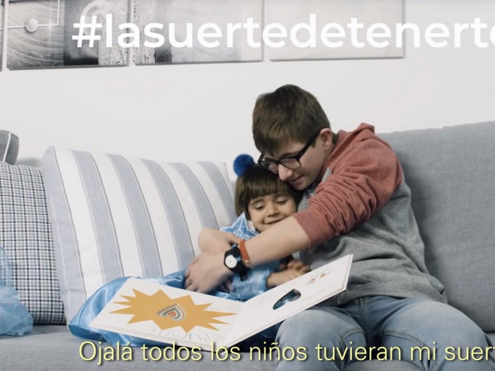 "La suerte de tenerte", campaña con motivo del Día Mundial del Síndrome de Down.