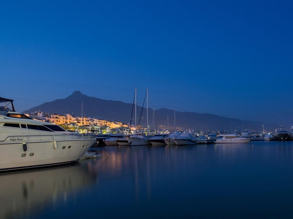 Una imagen del municipio de Puerto Banús, en Marvella.