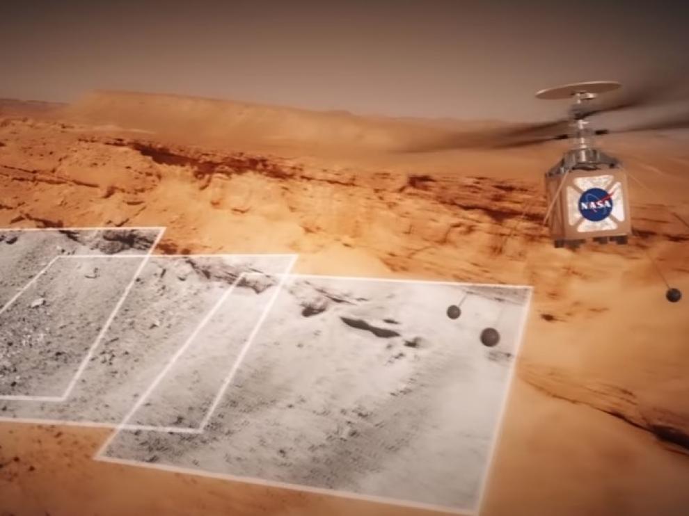La NASA diseña el helicóptero que enviará a Marte