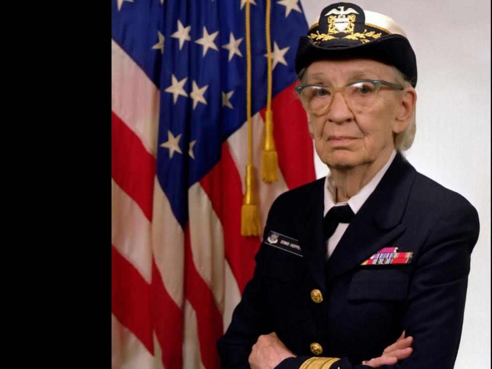 La 'commodore' Grace Hopper, en una imagen de 1984.