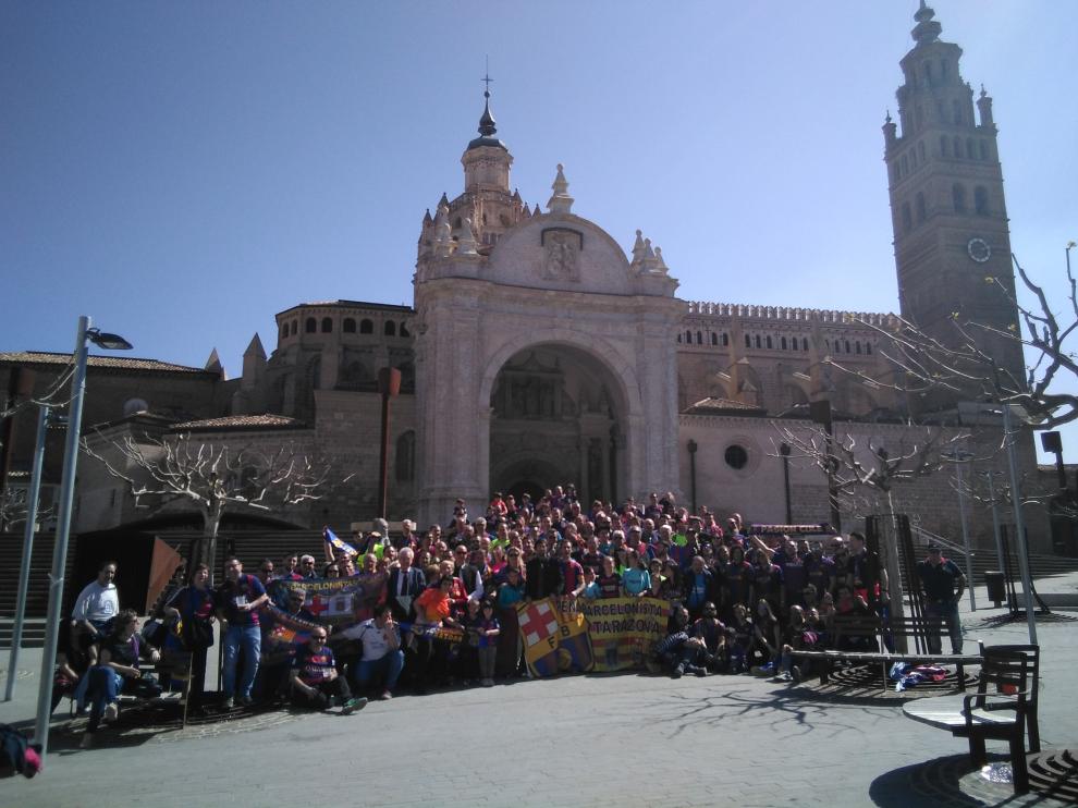 Doscientas personas de 32 peñas diferentes participan en esta reunión azulgrana.