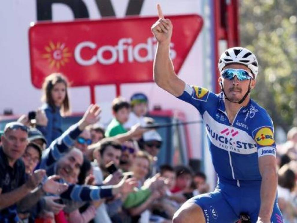 Julen Alaphilippe, vendedor de San Remo.
