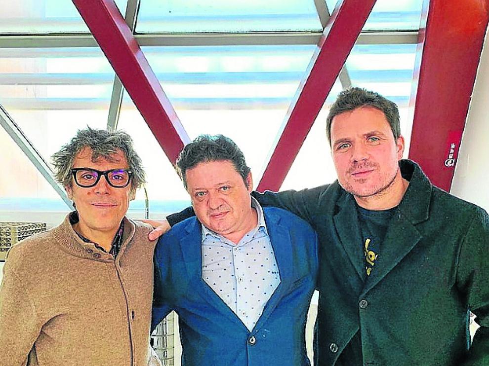 Iván Ferreiro, Arturo Salvador y Dani Martín.