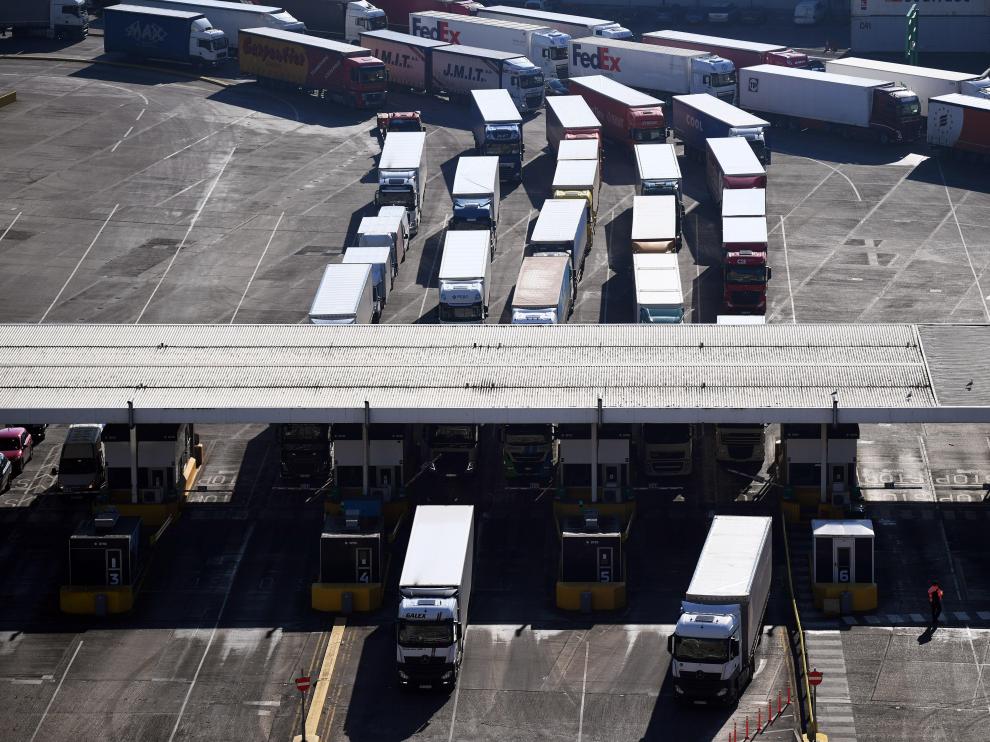 Transportistas europeos.