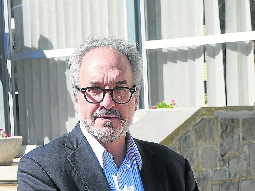 Juan Lubroth, jefe de Veterinaria de la FAO, en Zaragoza.