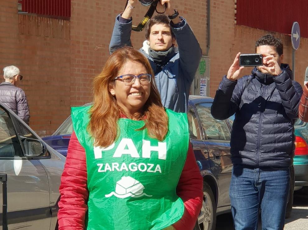 El desahucio de Rosa (izquierda), vecina de San José, ha sido paralizado.