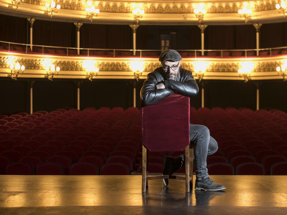 Fele Martínez, el martes, en el Teatro Principal de Zaragoza, donde presentó la obra 'Todas las mujeres'.