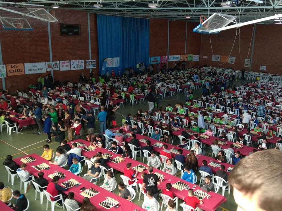 Encuentro de Ajedrez a la escuela en Cariñena