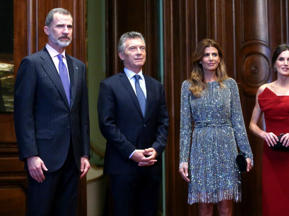 Los reyes de España ofrecen una recepción a los Macri junto a 300 invitados