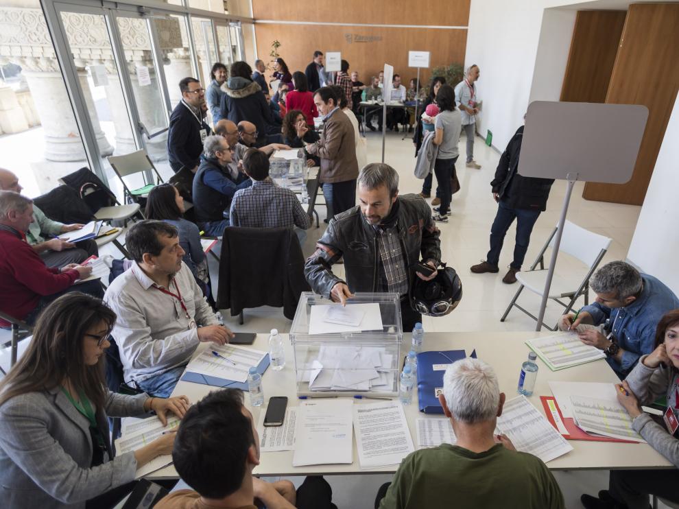 Las elecciones sindicales se desarrollaron sin incidentes en el edificio Seminario
