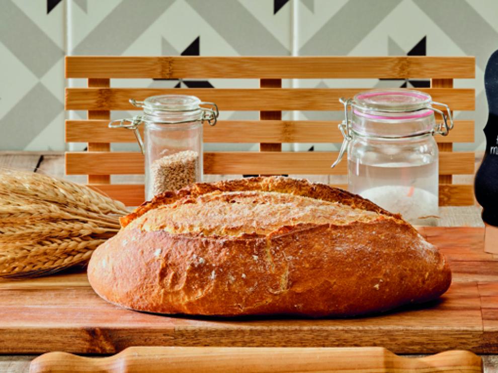 El pan Tritorideum se elabora de forma lenta con masa madre de cultivo.