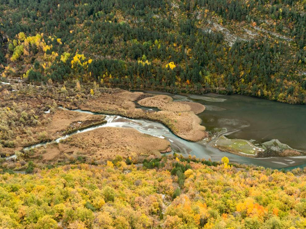 Las llanuras de Plan d’Escún en el valle de Chistau (Sobrarbe).